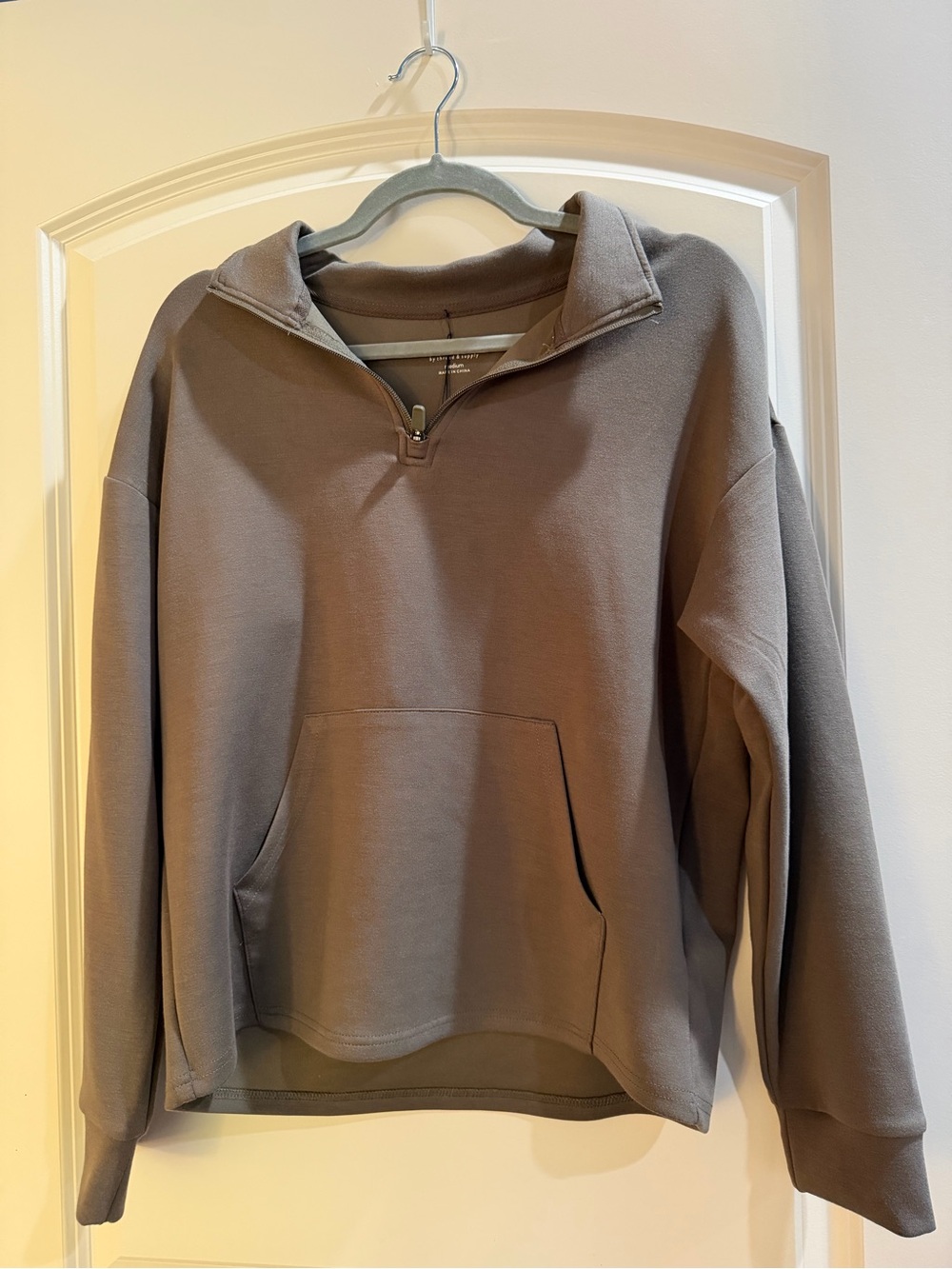 NWT Recreation by Thread & Supply Keeley Quarter Zip Pullover